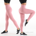 Polyester spandex entrenamiento femenino leggings de ropa activa
